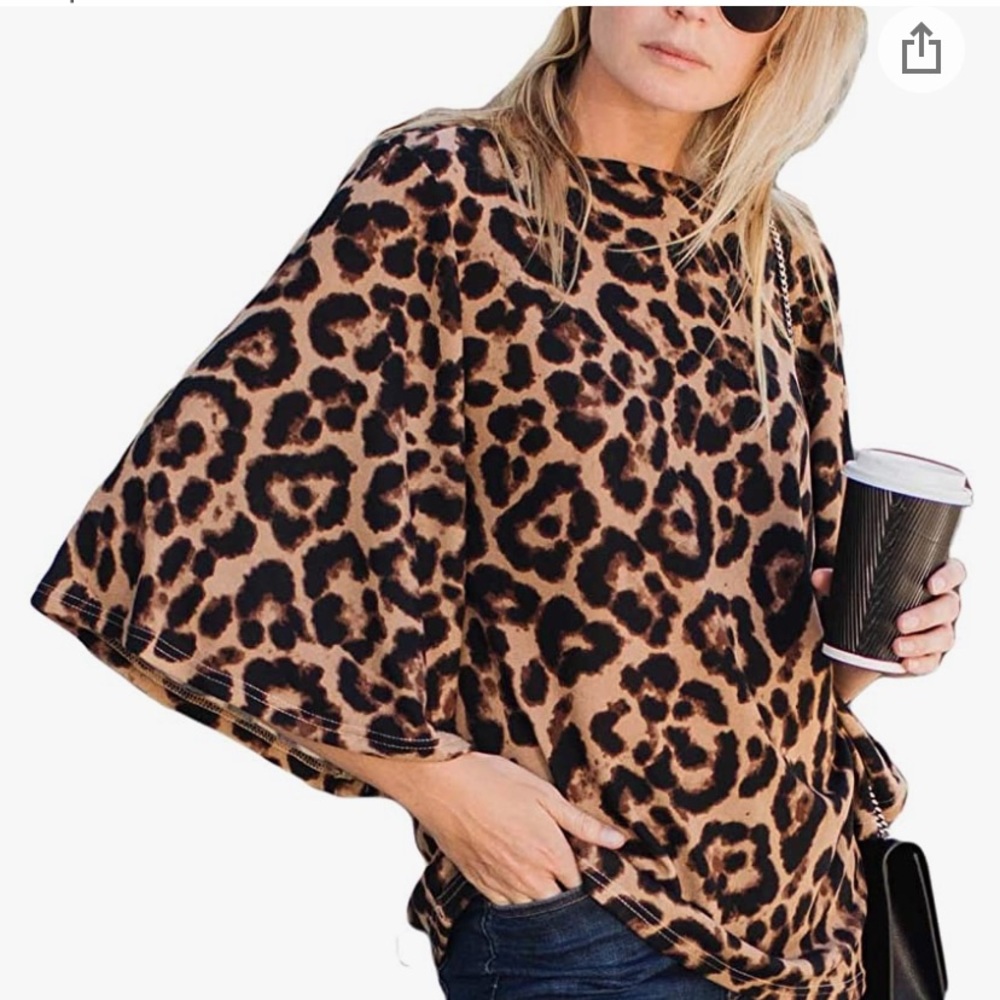 Amaryllis Leopard print top